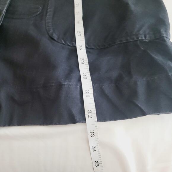 Calvin Klein Jacket Womens Medium Black Hooded Toggle Duffle Made USA Cotton - Picture 14 of 15